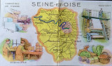 Carte ancienne Seine et Oise
