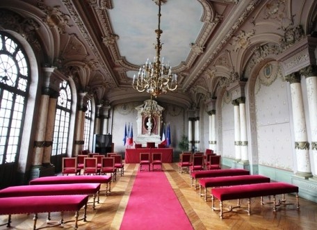 Salle des mariages, hotel de ville Saint-Germain